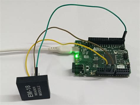 em 18 rfid reader module interfacing with arduino|rfid module datasheet.